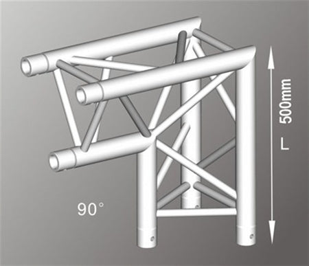 Truss stand 3.5m high x 7m wide - two way 290mm Tri truss,