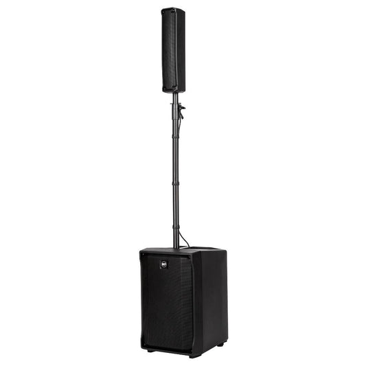 RCF EVOX JMIX8 Active 12" 2-Way 1400W Portable Line Array PA System with 8-Input Mixer (Black)