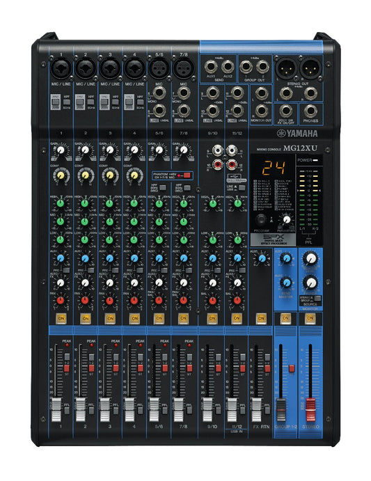 YAMAHA MG12XU D-PRE MIXER WITH EFFECTS AND USB
