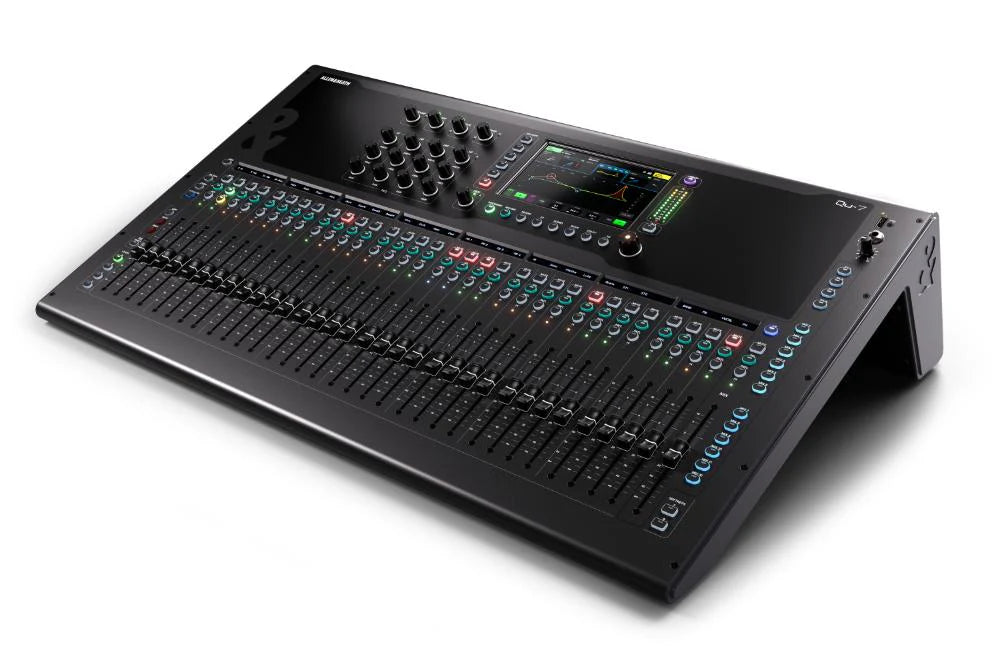 Allen & Heath QU-7 QU 32ch 96kHz mixer, 33 faders, 32/20 local I/O, 6FX
