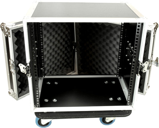Case To Go 10RU Effects 19" rack mount case with castors