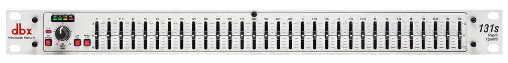 DBX 131S SINGLE CHANNEL 31-BAND GRAPHIC EQUALIZER