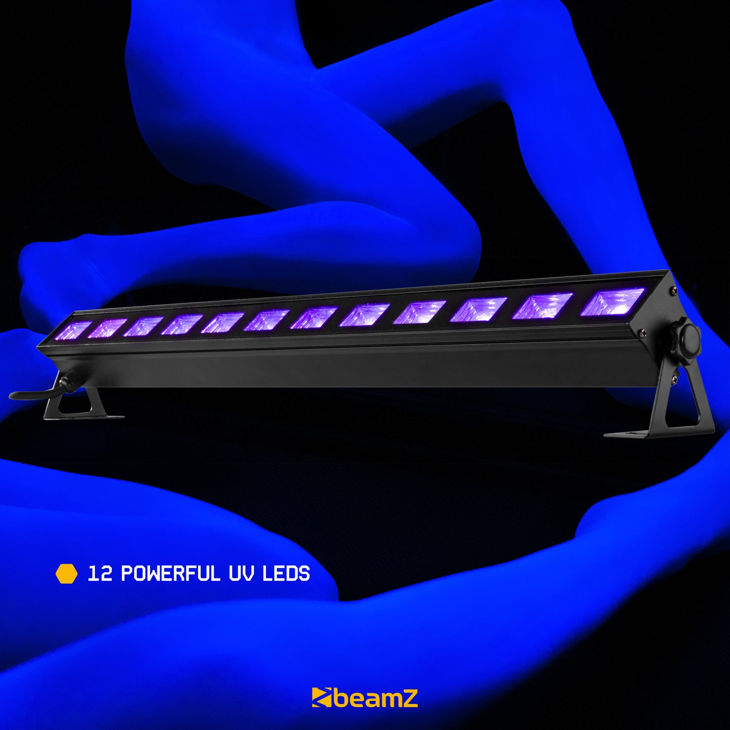 Beamz BUV123 LED UV Bar 12 x 3W