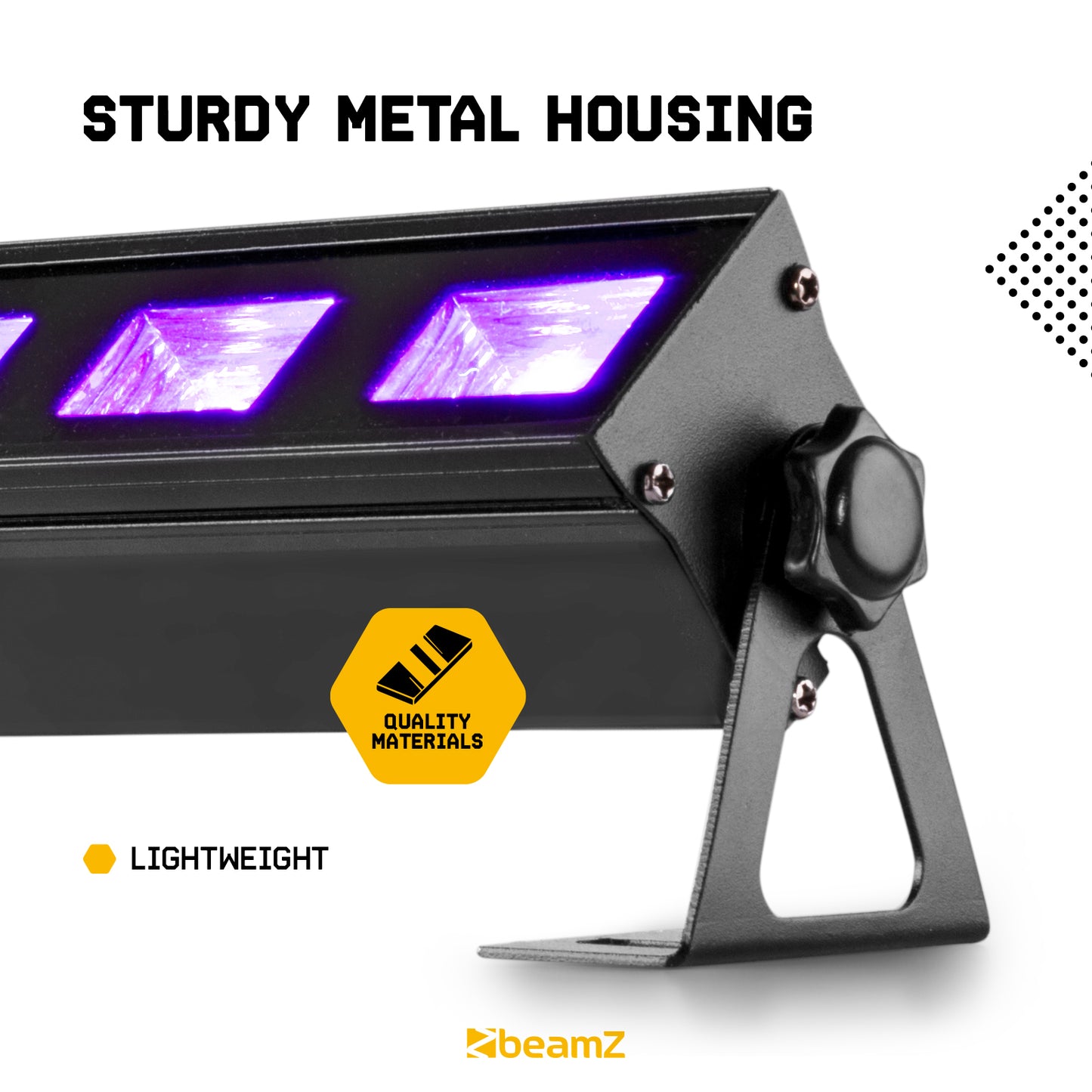Beamz BUV123 LED UV Bar 12 x 3W