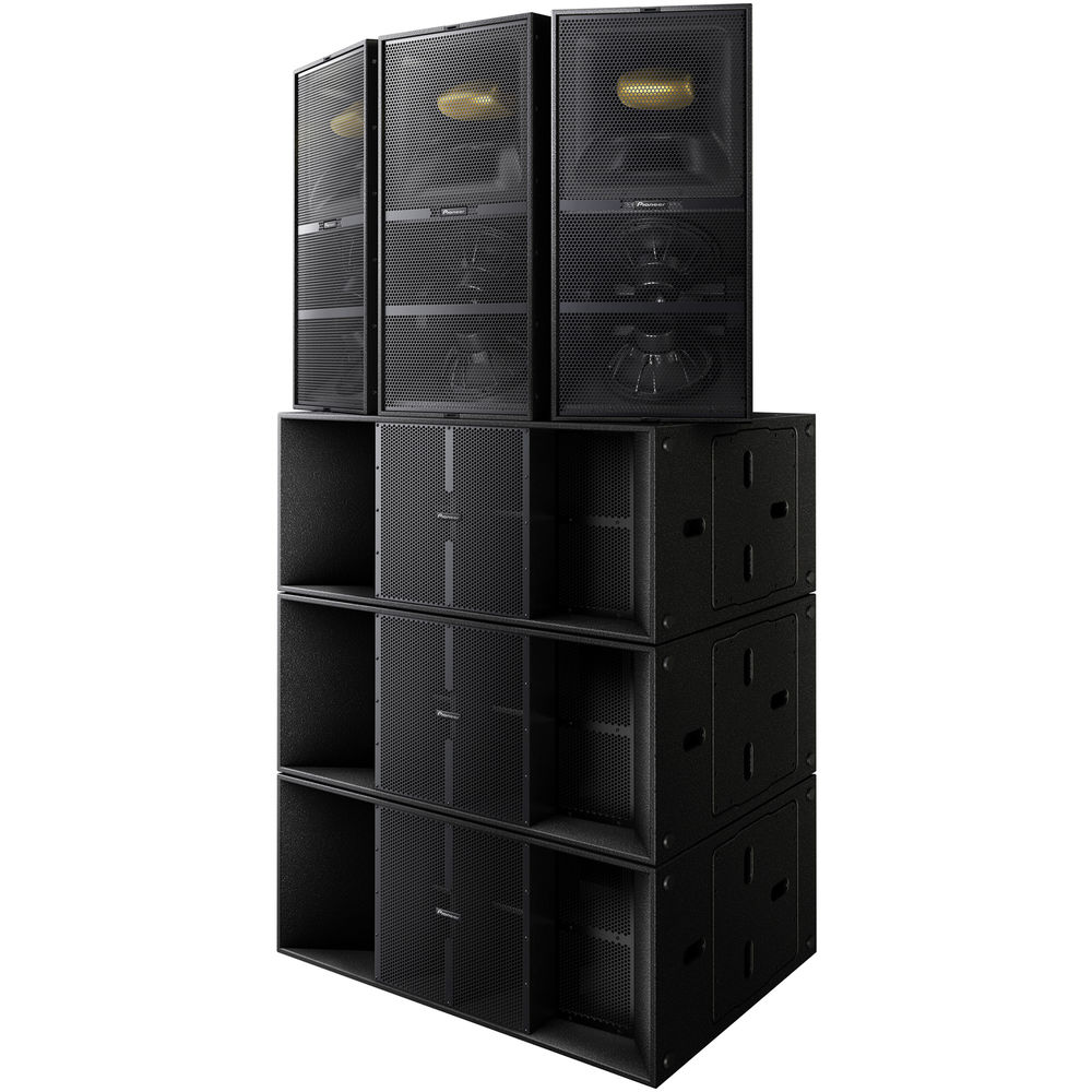 Pioneer XY-3B Dual 12” three-way hybrid loaded Bi-amp loudspeaker