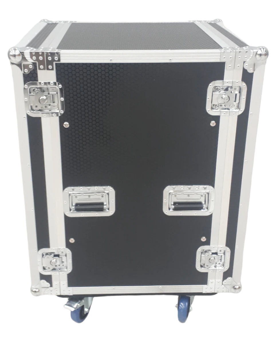CaseToGo 16RU Spaces 19" rack anti-shock case with castors
