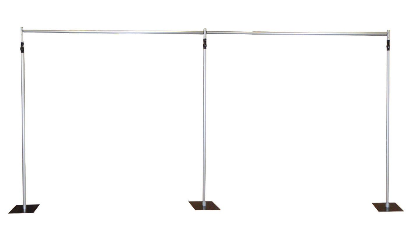 3m high x 6m wide Pipe and Drape support system / Wedding Event backdrop - Including Silk Drape - Wedding Backdrops