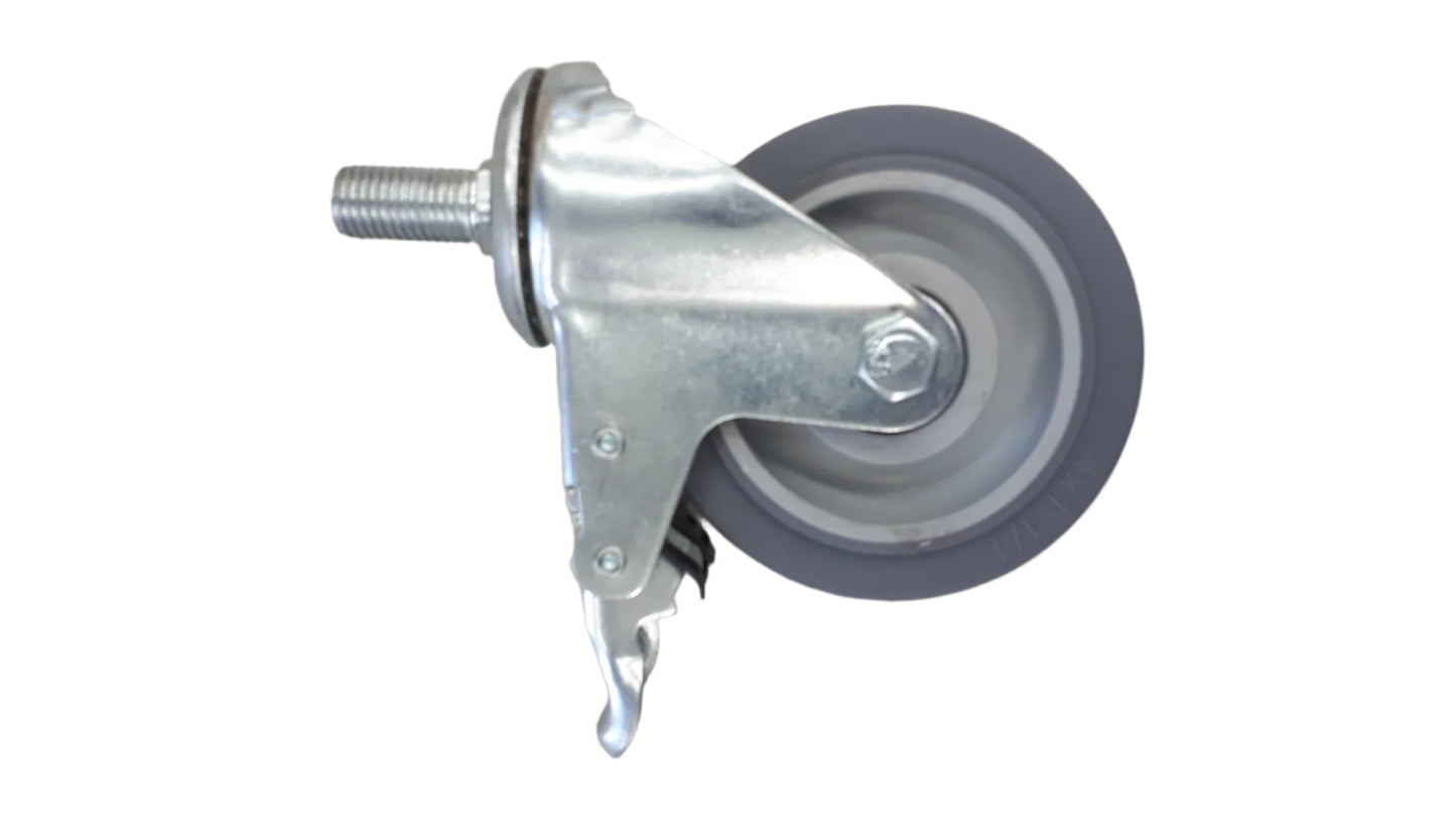 Castor wheel to fit height adjustable stage leg