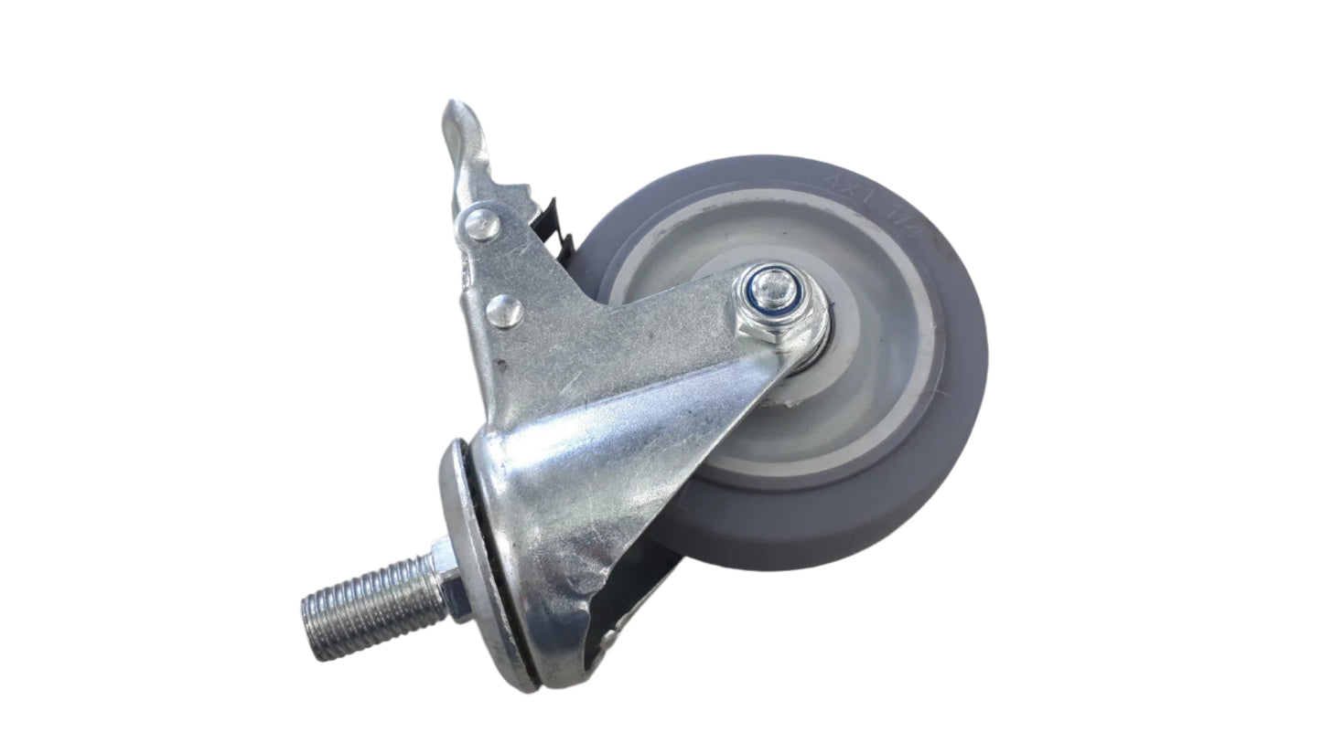 Castor wheel to fit height adjustable stage leg