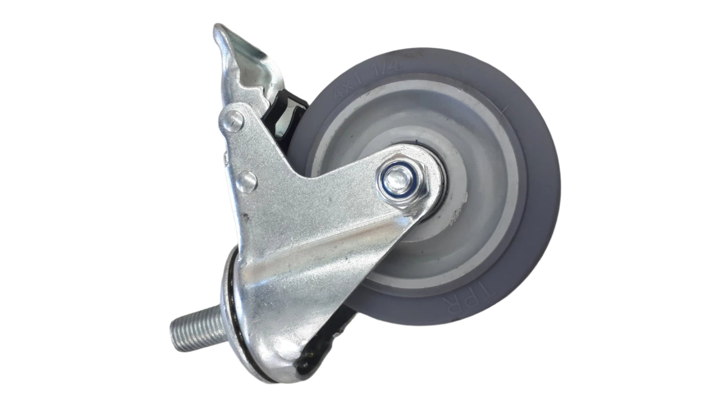 Castor wheel to fit height adjustable stage leg