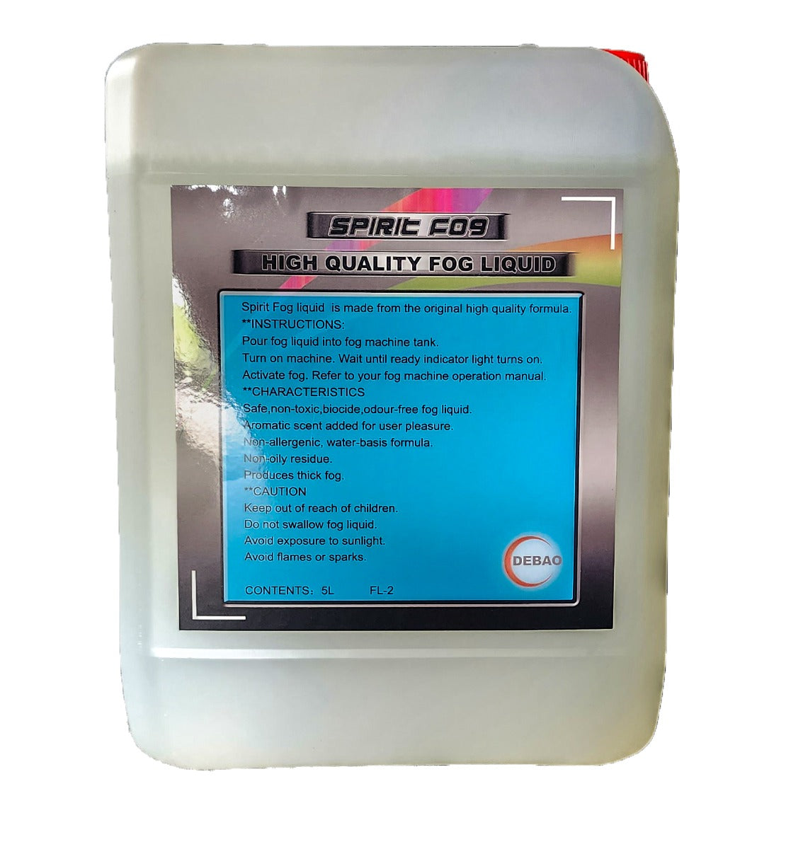 Spirit Fog Professional Smoke Fluid 5-Litre
