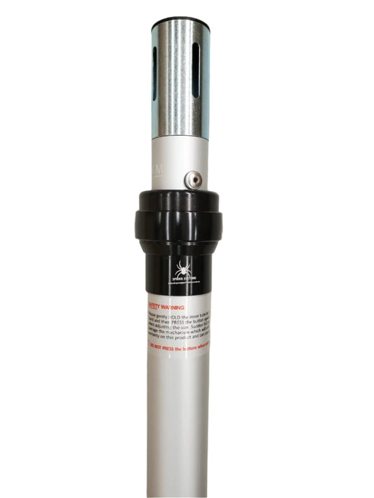 1.8m - 3m Pipe and Drape Telescopic upright - minimum height 1.8m - maximum height 3m