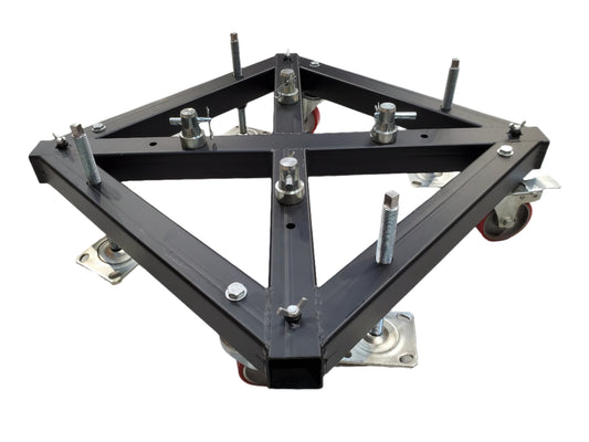 Truss Tower base with wheels for box truss stand