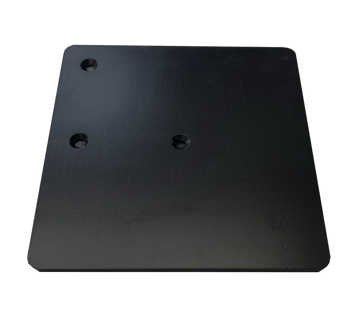 300mm x 300mm x 10mm Base plate with spigot for Pipe and Drape System