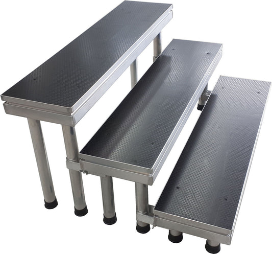 3 step stairs - suit stage 600-800mm high