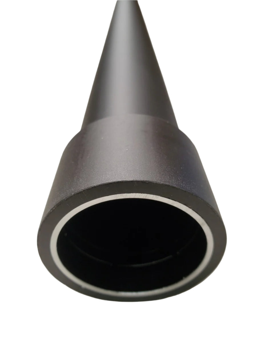 2.4m - 6.1m BLACK Pipe and Drape Telescopic upright - minimum height 2.4m - maximum height 6.1m