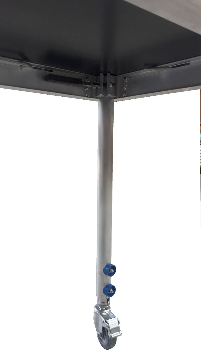 DJ TABLE / Portable stage panel 61cmx 122cm size on castor wheels
