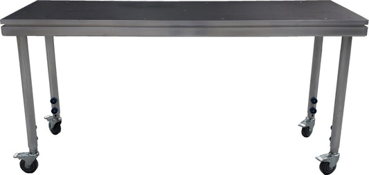 DJ TABLE / Portable stage panel 61cmx 183cm size on castor wheels