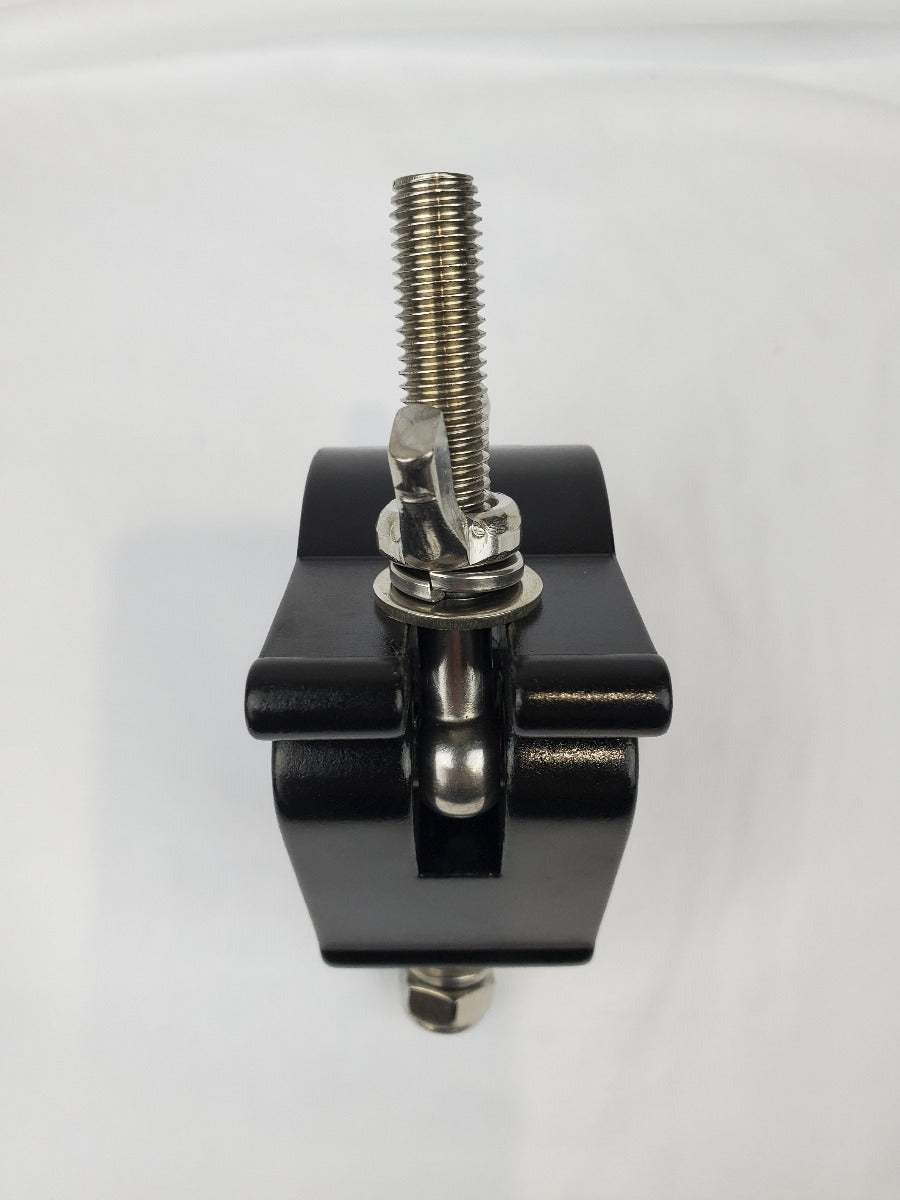 60mm CLAMP BLACK- ALUMINIUM COUPLER SUIT 58-61MM TRUSS / PIPE TUV LOAD RATED 750KG