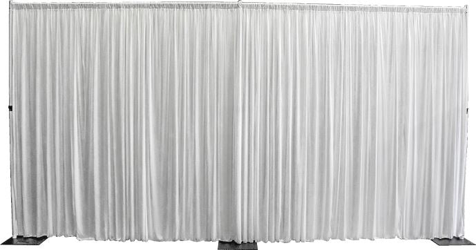3m high x 6m wide Pipe and Drape support system / Wedding Event backdrop - Including Silk Drape - Wedding Backdrops