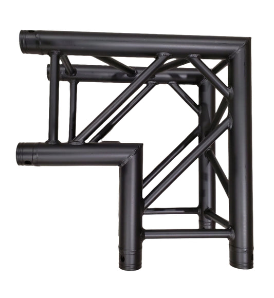 Alutruss ALU42305B-BLACK aluminium two-way box truss corner / 290MM
