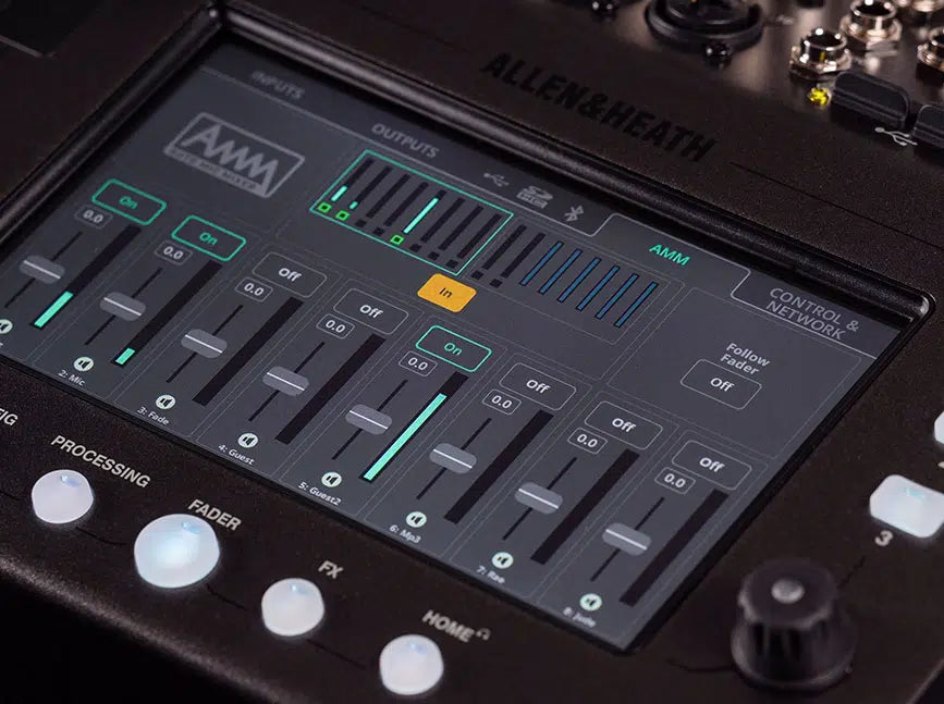 Allen & Heath CQ20B 20-Channel Digital Mixer w/ Wi-Fi, Bluetooth and SD/USB