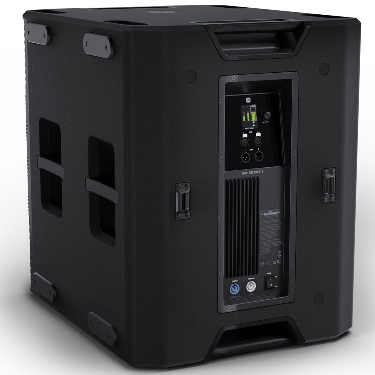 LD SYSTEMS ICOA SUB 21A PRO 3000W 21" POWERED SUBWOOFER W/ 4.5" VOICE COIL & APP