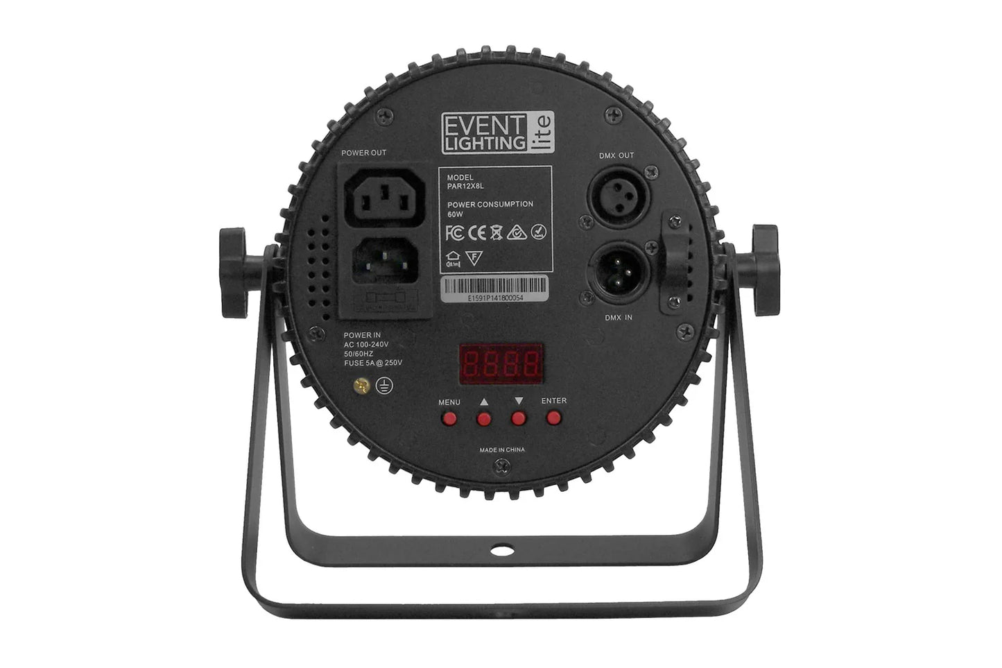 EVENT LIGHTING PAR12X8L - Indoor Lite Par with 12 x 8W RGBW LEDs