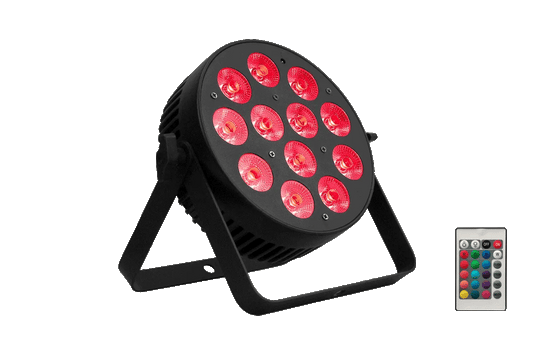 EVENT LIGHTING PAR12X8L - Indoor Lite Par with 12 x 8W RGBW LEDs