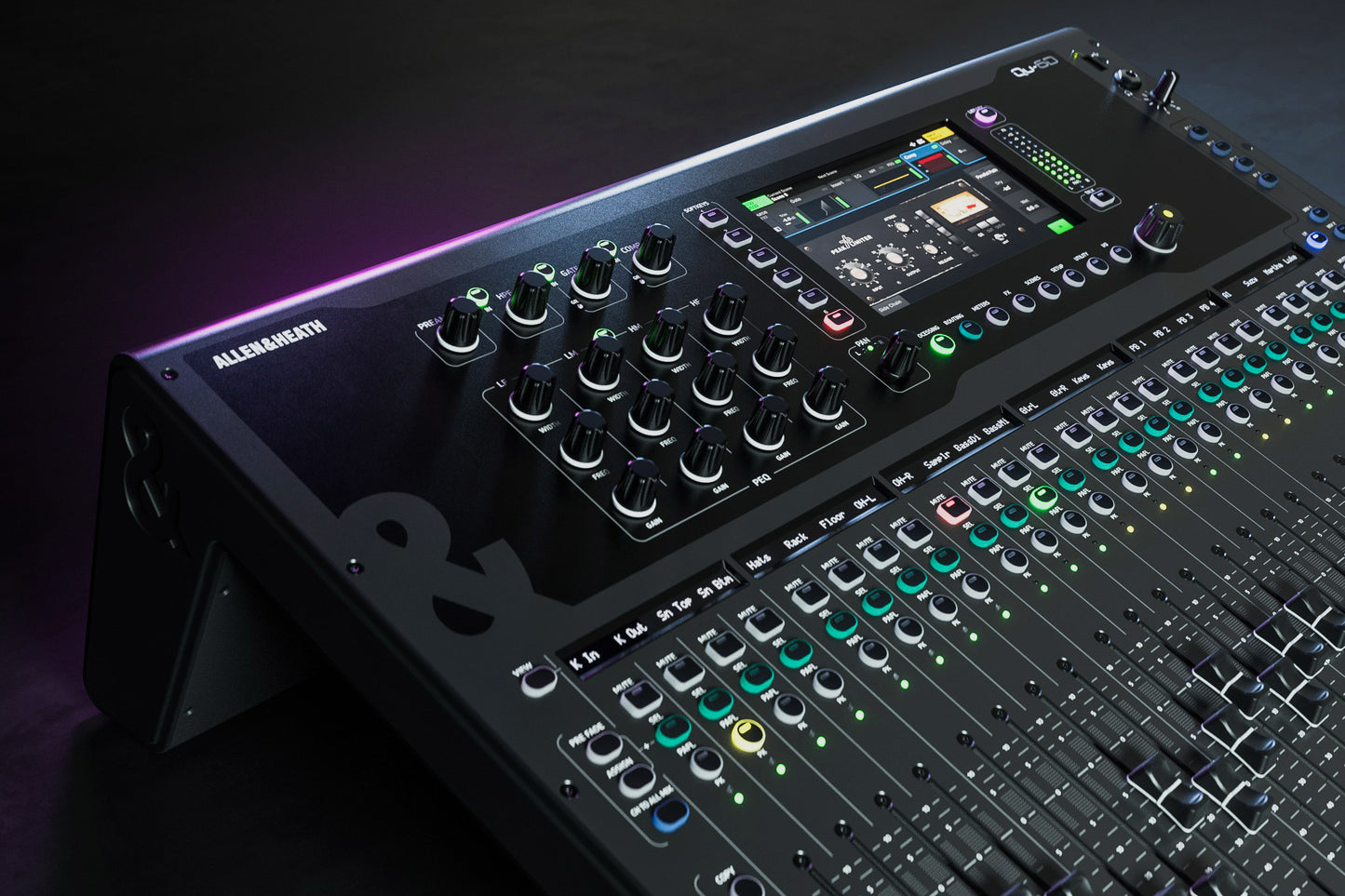 Allen & Heath QU-6 QU 32ch 96kHz Mixer, 25 Faders, 24/16 Local I/O, 6FX
