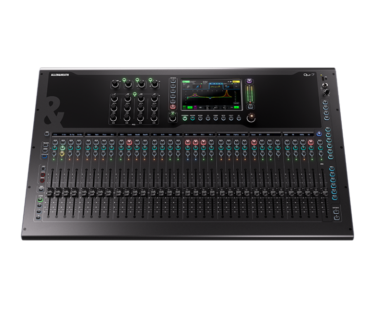Allen & Heath QU-7 QU 32ch 96kHz mixer, 33 faders, 32/20 local I/O, 6FX
