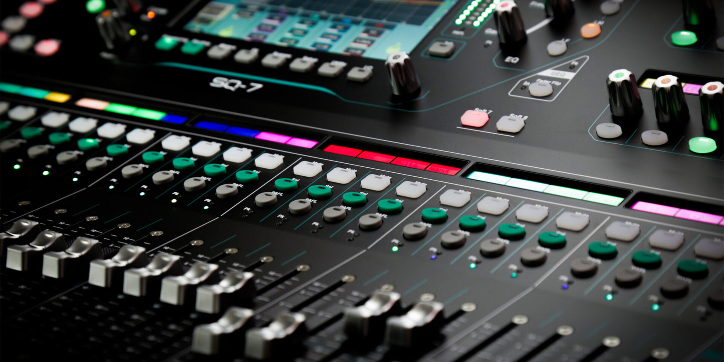 Allen & Heath SQ-7 48 Channel / 36 Bus / 33 Fader Digital Mixer