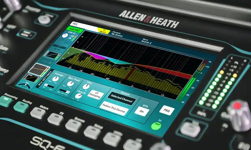 Allen & Heath SQ-5 48 Channel / 36 Bus / 17 Fader Digital Mixer