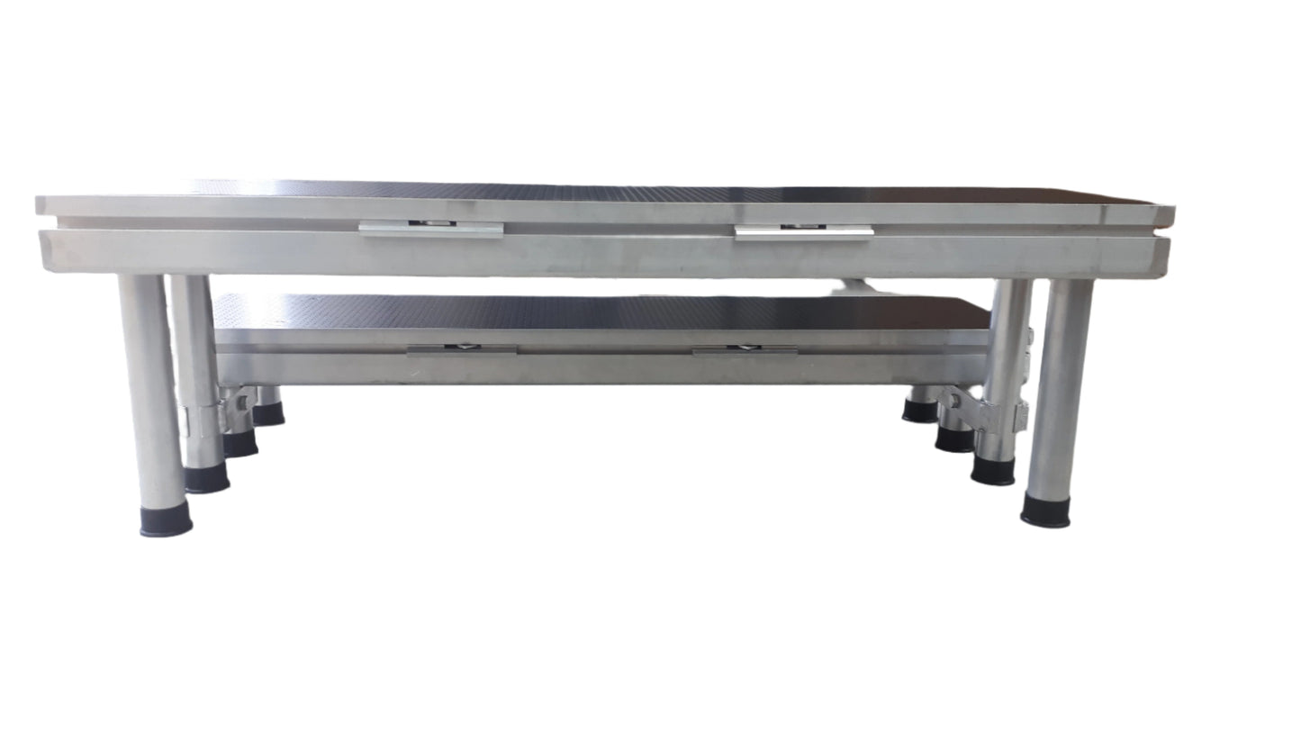 2 step stairs for 400 to 600 mm high stage