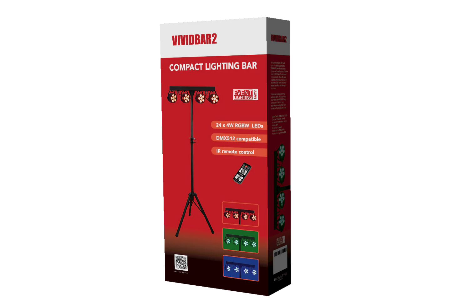 EVENT LIGHTING VIVIDBAR2 - 24 x 4W RGBW LED Lighting Bar