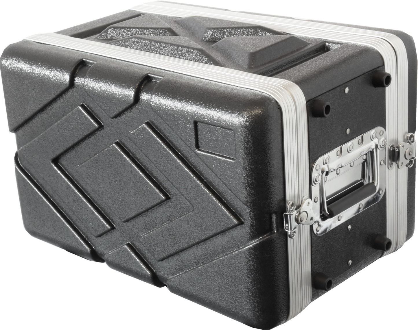 ABS 6RU 19" shallow / effects case with 2RU draw