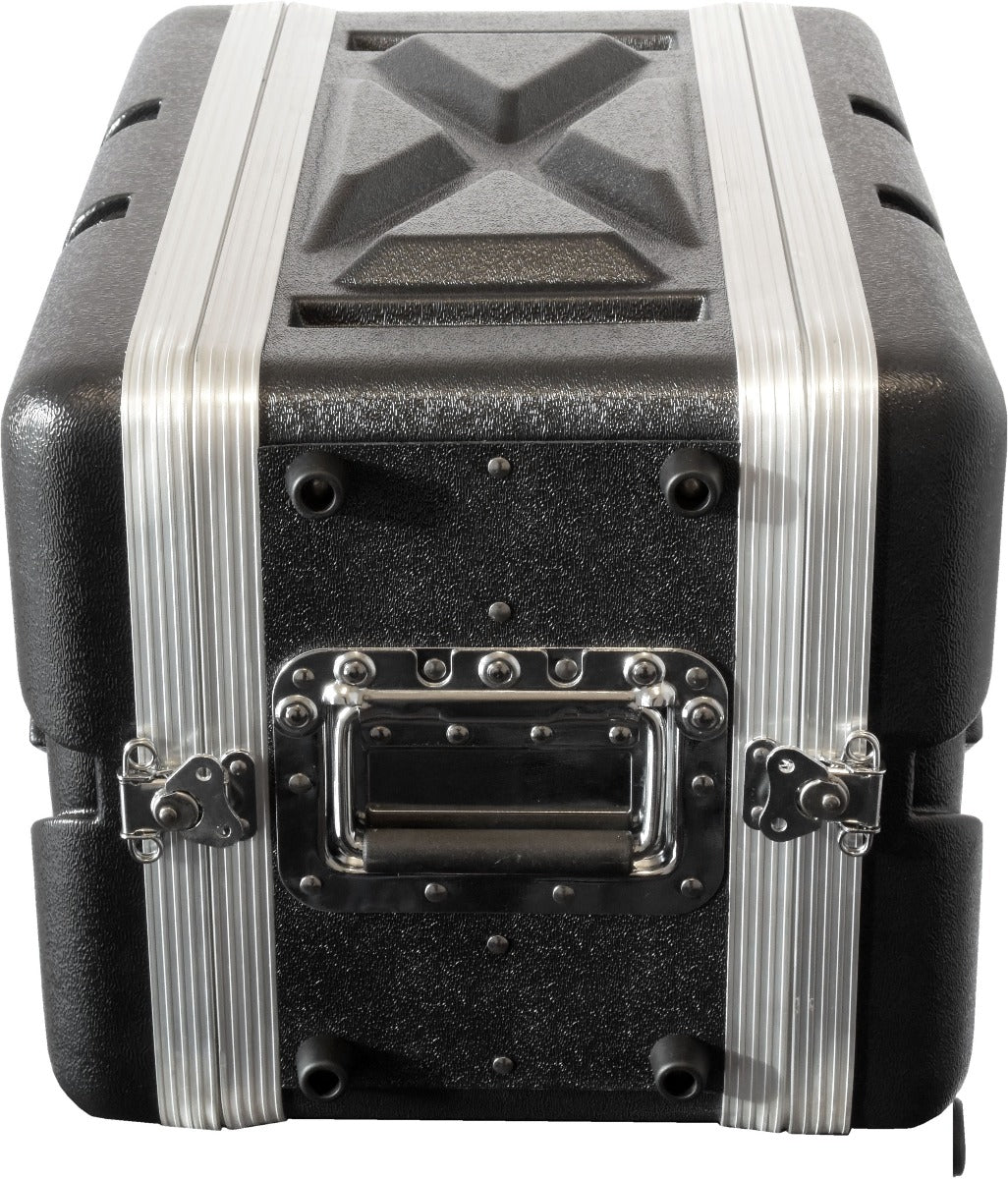 ABS 6RU 19" shallow / effects case with 2RU draw