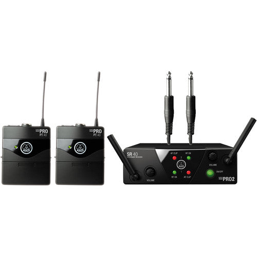 AKG WMS-S40DI WMS 40 MINI DUAL WIRELESS INSTRUMENTAL SYSTEM