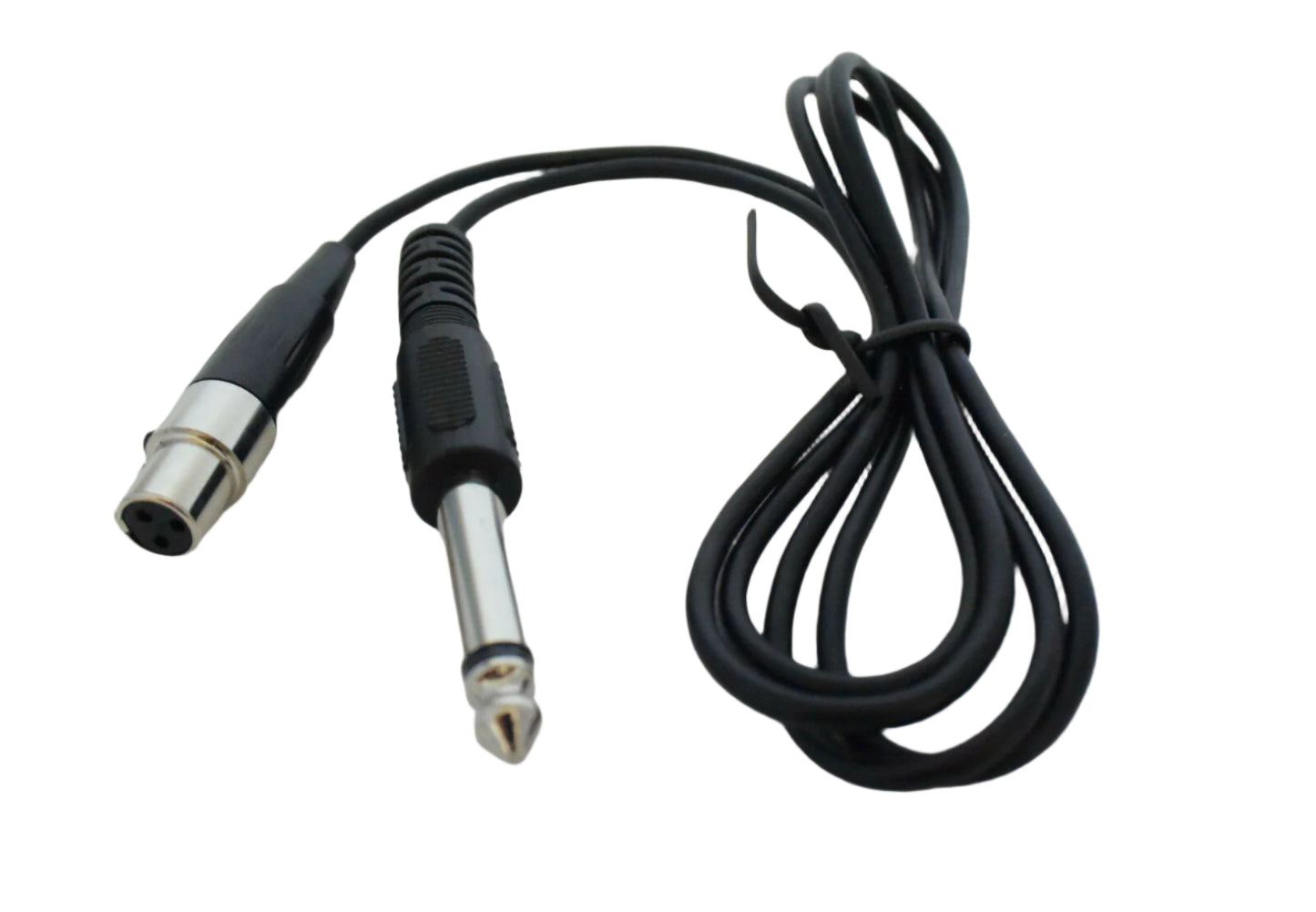 Guitar instrument cable for wireless microphone AKG, Pasgao 3pin to 1.4in jack
