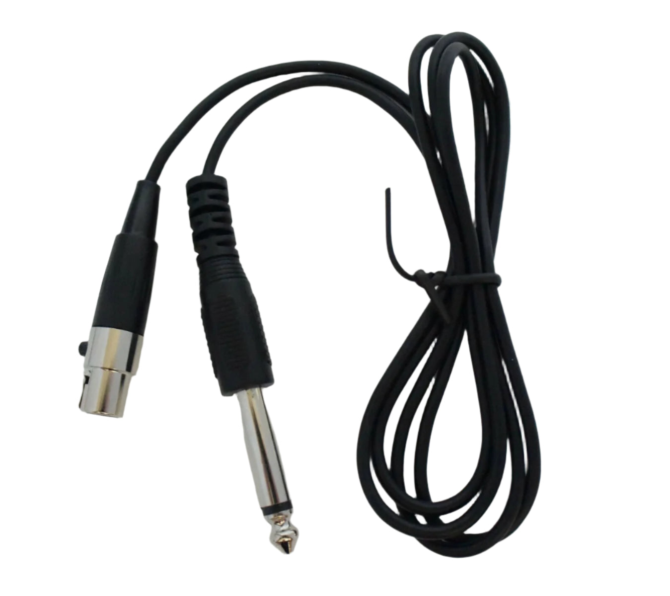 Guitar instrument cable for wireless microphone AKG, Pasgao 3pin to 1.4in jack