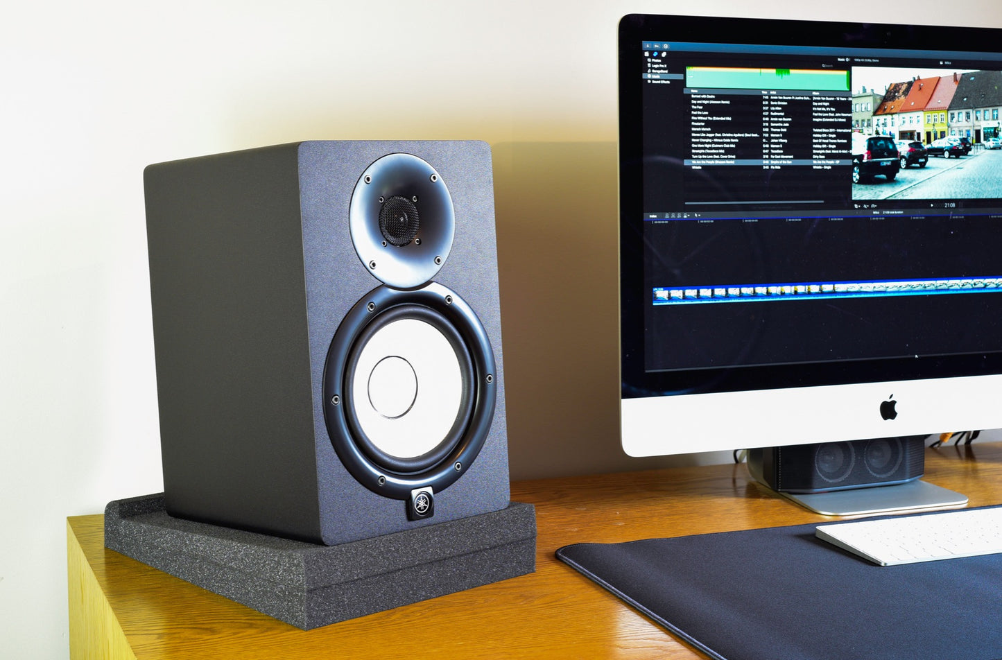 Studio Monitor Isolation Pads PAIR - High-Density Acoustic Foam
