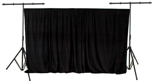 3M MAX HEIGHT TRIPOD LIGHTING STAND AND DRAPE SUPPORT SYSTEM WITH TELESCOPIC CROSS BAR 1.8-3M