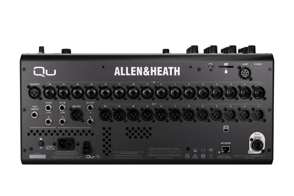 Allen & Heath QU-5 QU Compact 38in/24out 96kHz Mixer
