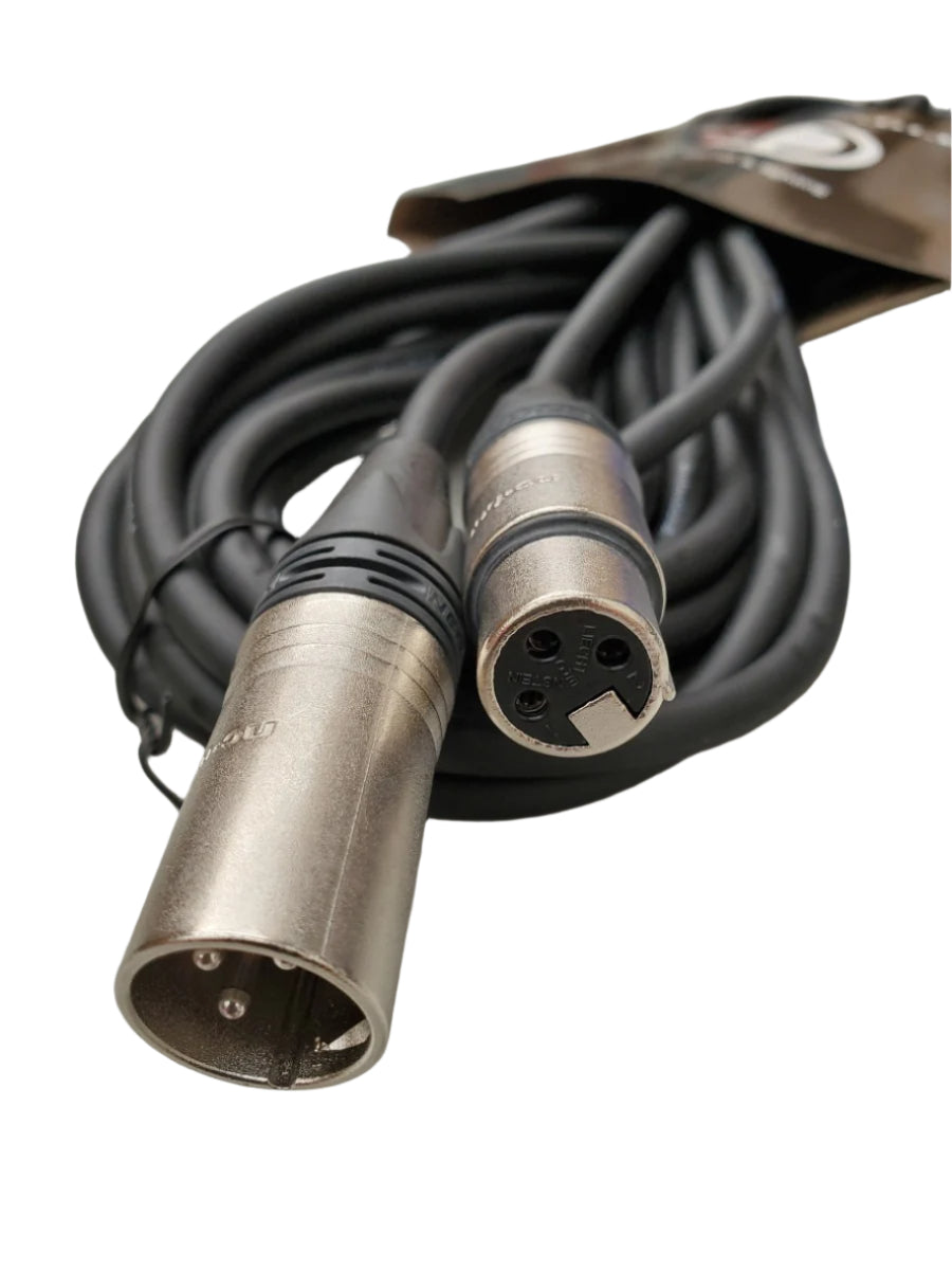 Microphone cable with Neutrik NC3FXX NC3MXX 3pin XLR connectors lengths from 3m to 10m