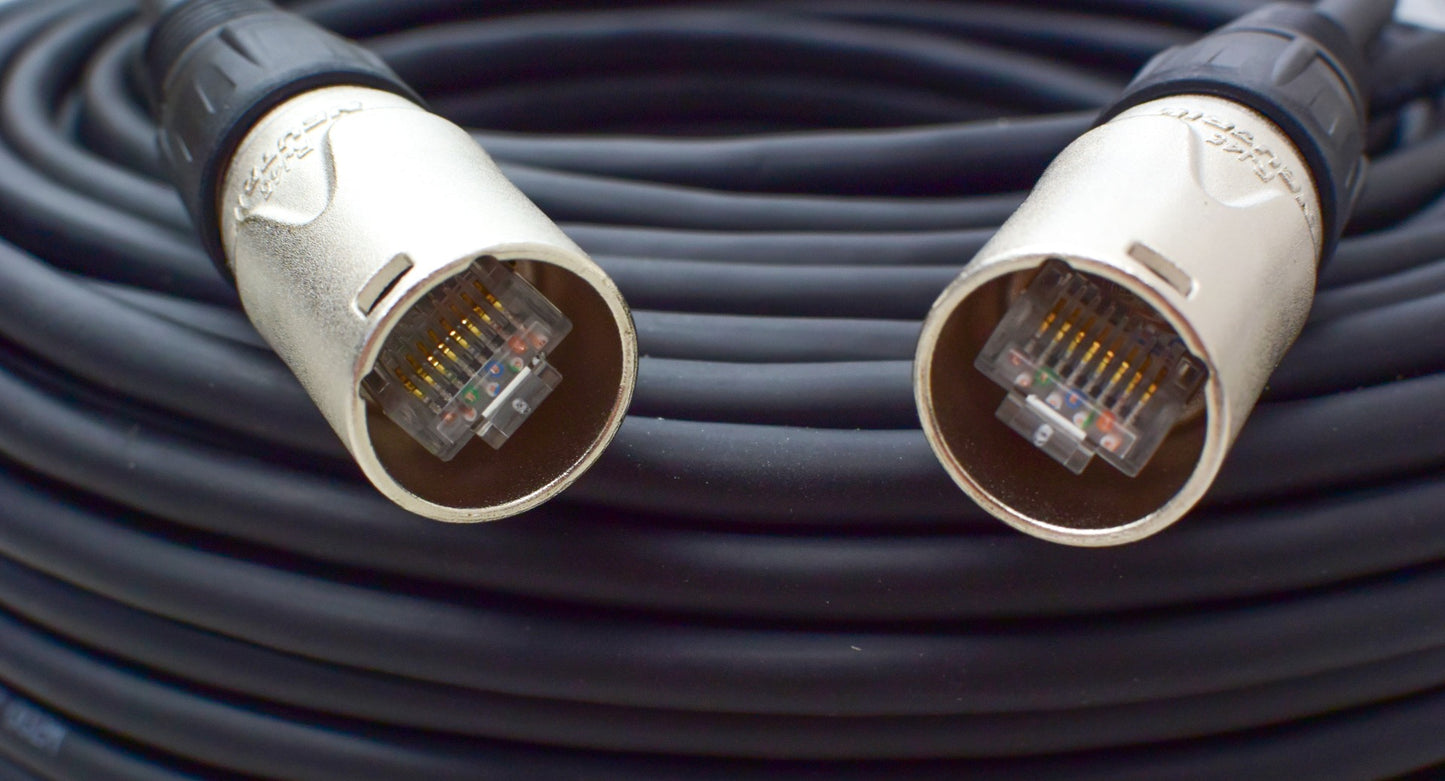CAT6 50m Shielded Ethercon Cable with Neutrik connectors