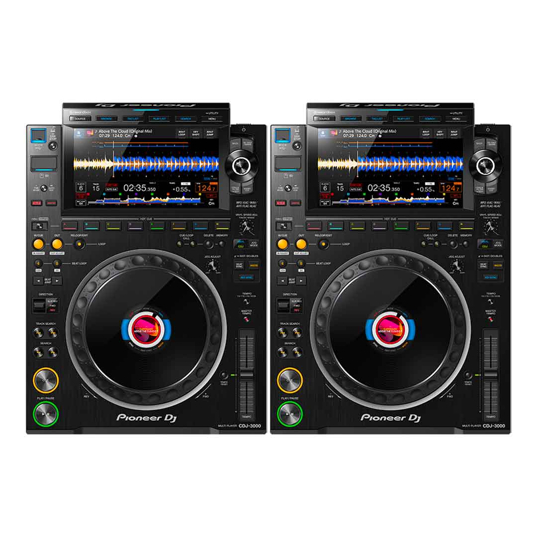 Pioneer DJ Club Pack – CDJ-3000 Media Players with DJM-A9 Mixer