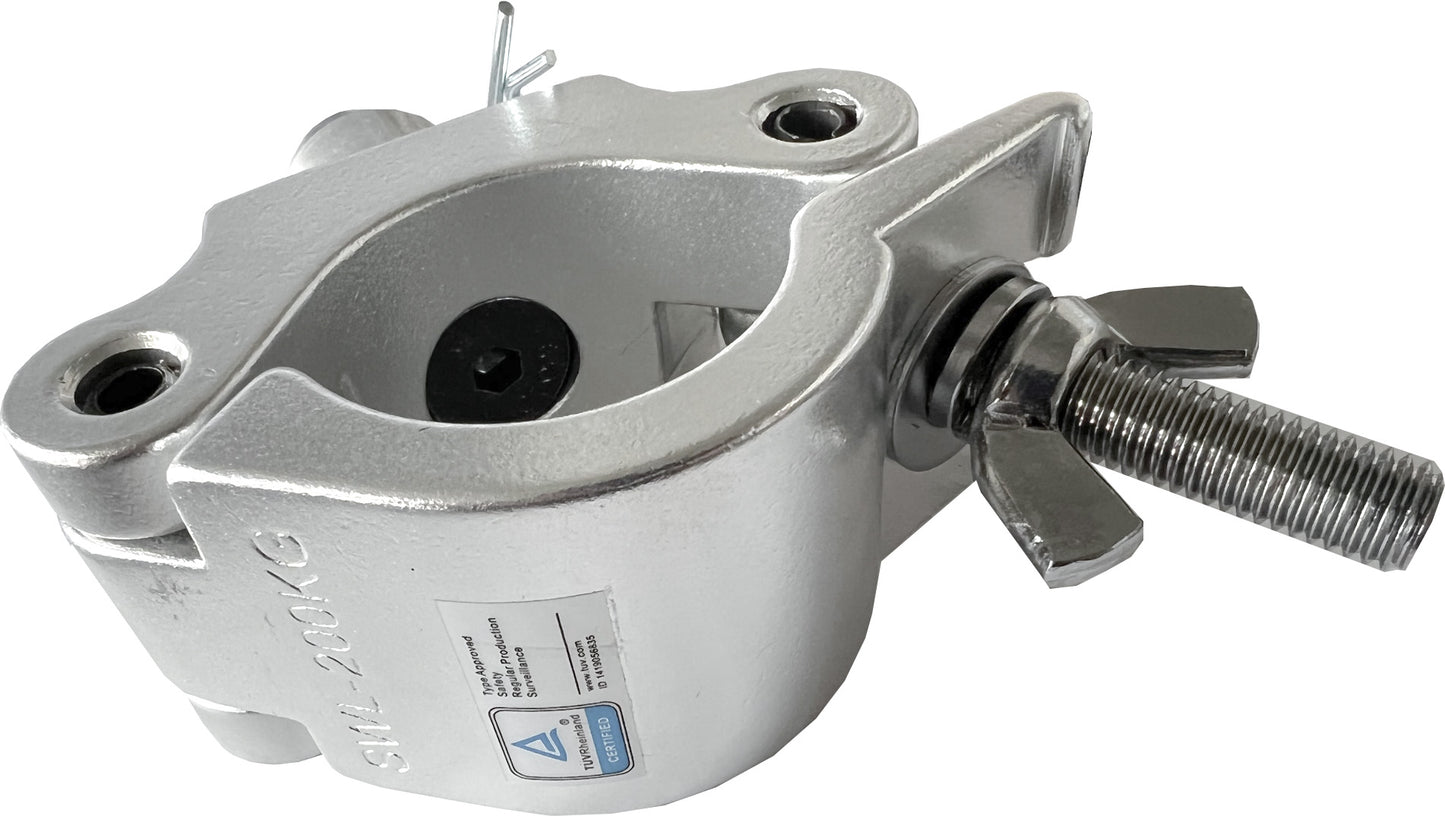Clamp - 50mm SIDE ENTRY clamp with half conical coupler 200kg