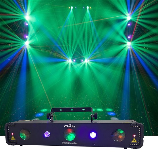CR Lite Dynamic Laser Bar 4-in-1 Effect Light (LED, Matrix, UV & Laser)