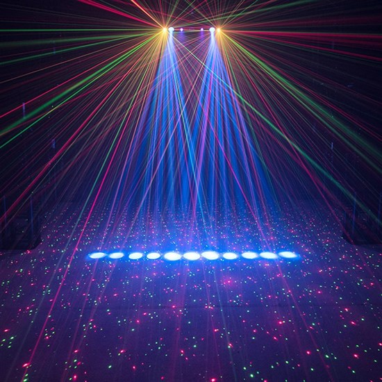 CR Lite Dynamic Laser Bar 4-in-1 Effect Light (LED, Matrix, UV & Laser)