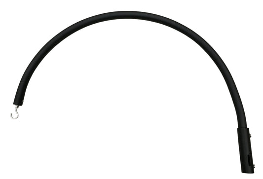 Curved cross bar 60 x 90cm with hook BLACK or WHITE